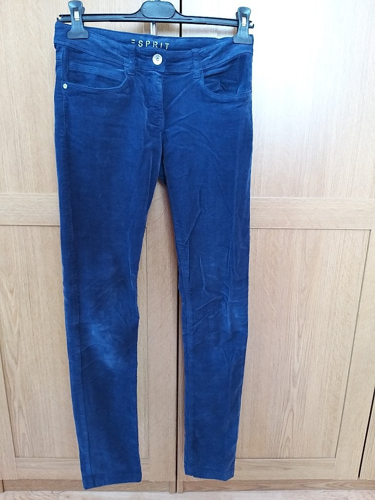 Esprit pantalon velours bleu marine 14 ans mixte ajustable, Pantalon, Garçon ou Fille, Enlèvement ou Envoi, Utilisé