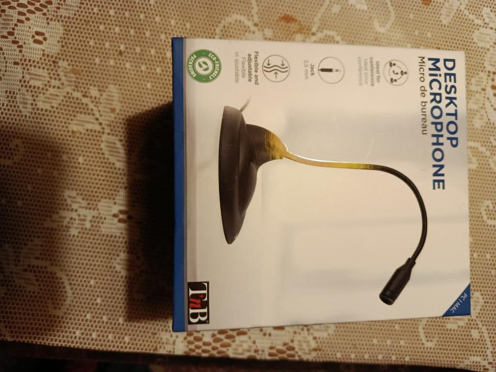 Desktop microphone., Ophalen