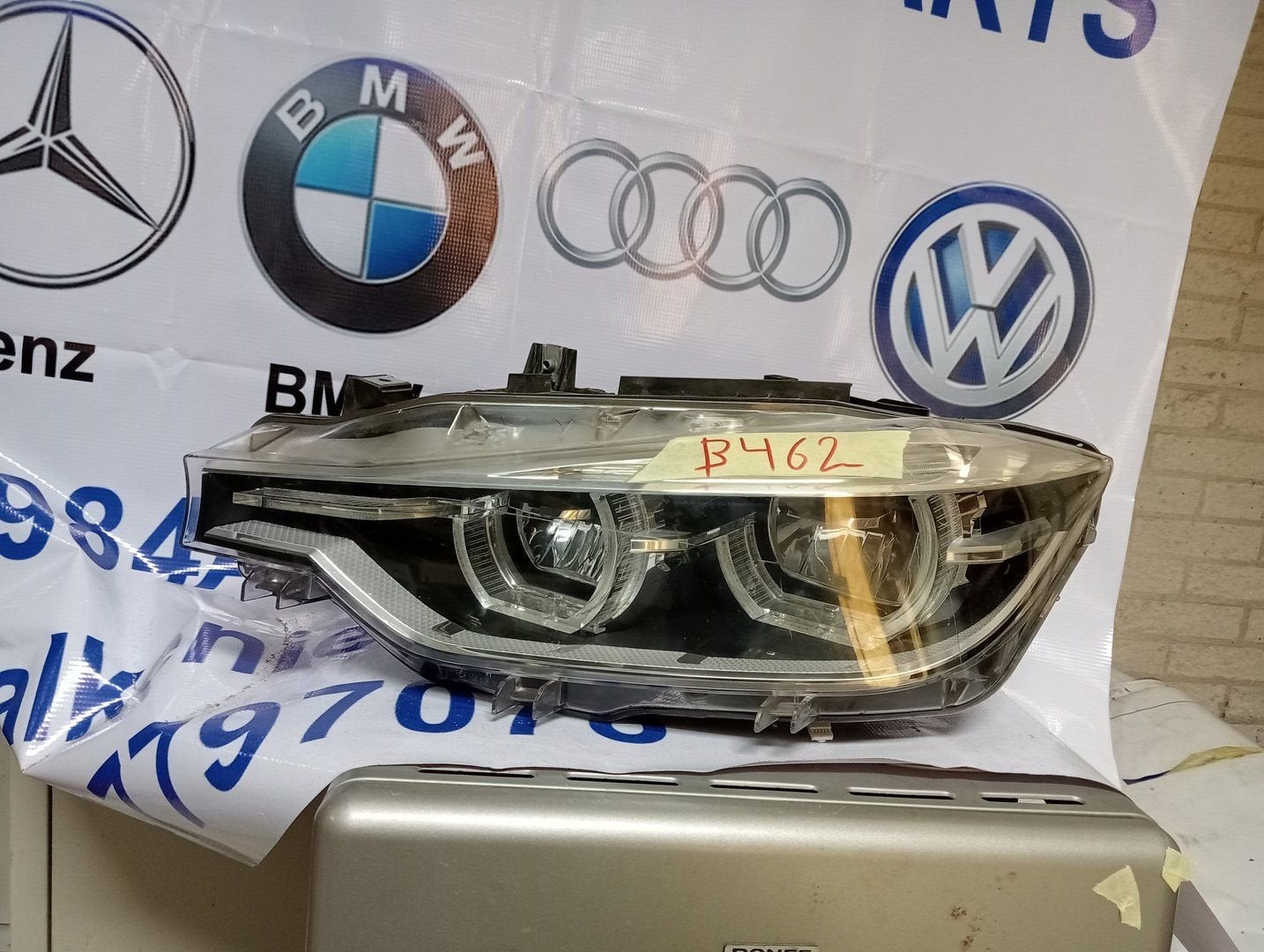 BMW 3 Serie F30 F31 koplam LCI Voll LED links  7214795-02, Gebruikt, -, -, Ophalen of Verzenden