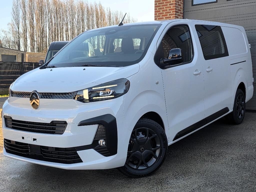 Citroën Jumpy Dub Cab 5Zits NIEUW 0KM 2026 - 180PK Automaat, Stof, Citroën, Wit, Bedrijf