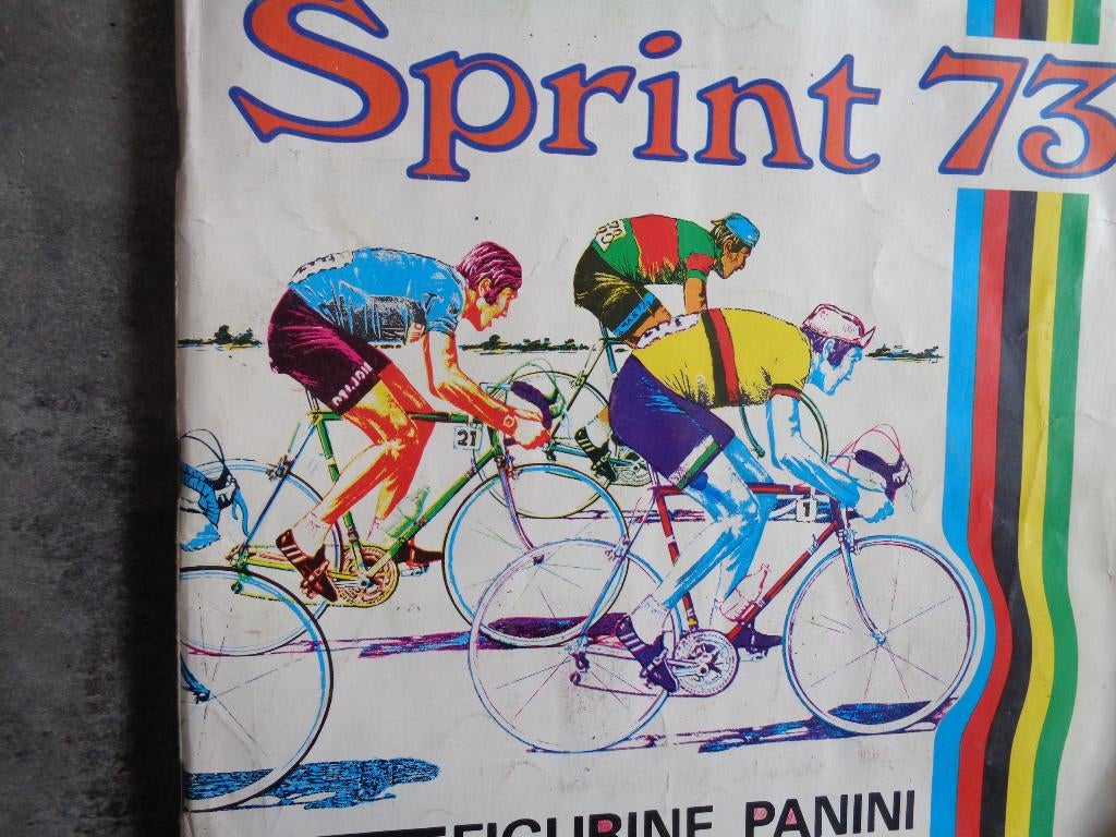 PANINI SPRINT 73 STICKER ALBUM WIELRENNERS 1973, Ophalen of Verzenden, Sticker