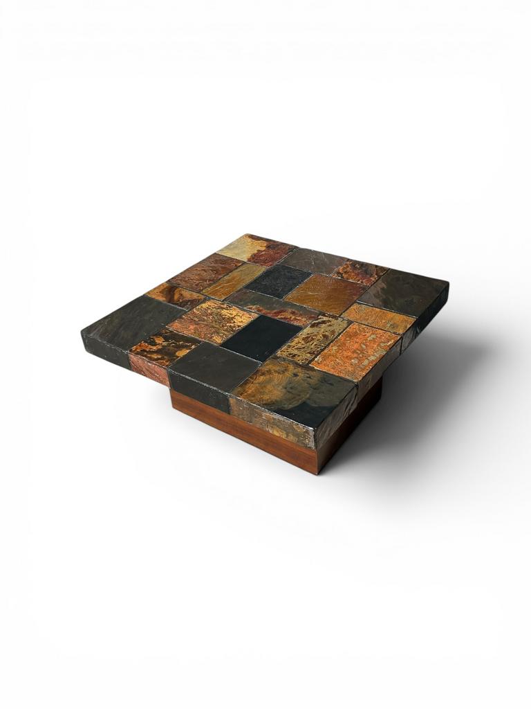 Slate - Stone - Tile brutalist coffee table, Huis en Inrichting, Ophalen, Zo goed als nieuw