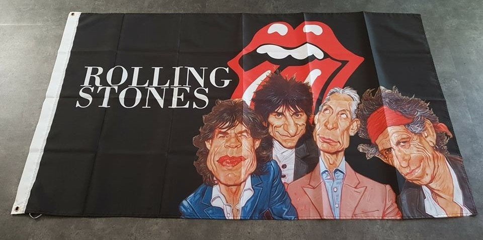 Drapeaux Bon Jovi ACDC et autres drapeaux des Rolling Stones, Enlèvement ou Envoi, Neuf