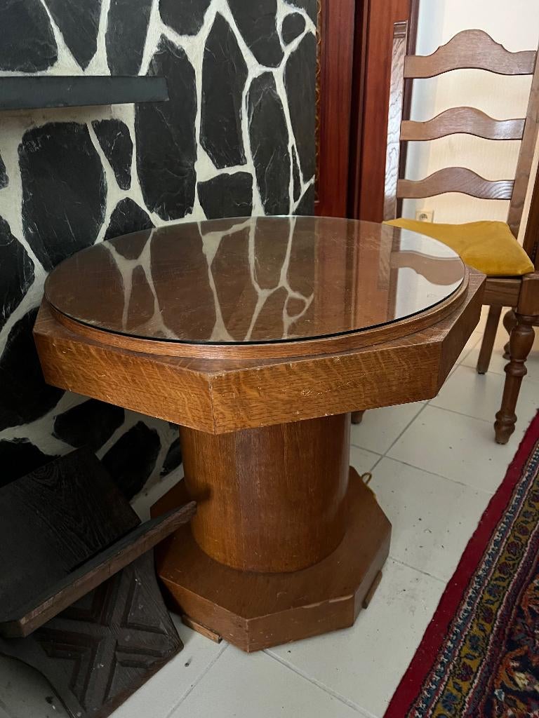 Table octogonale art deco - lire l'annonce, Enlèvement