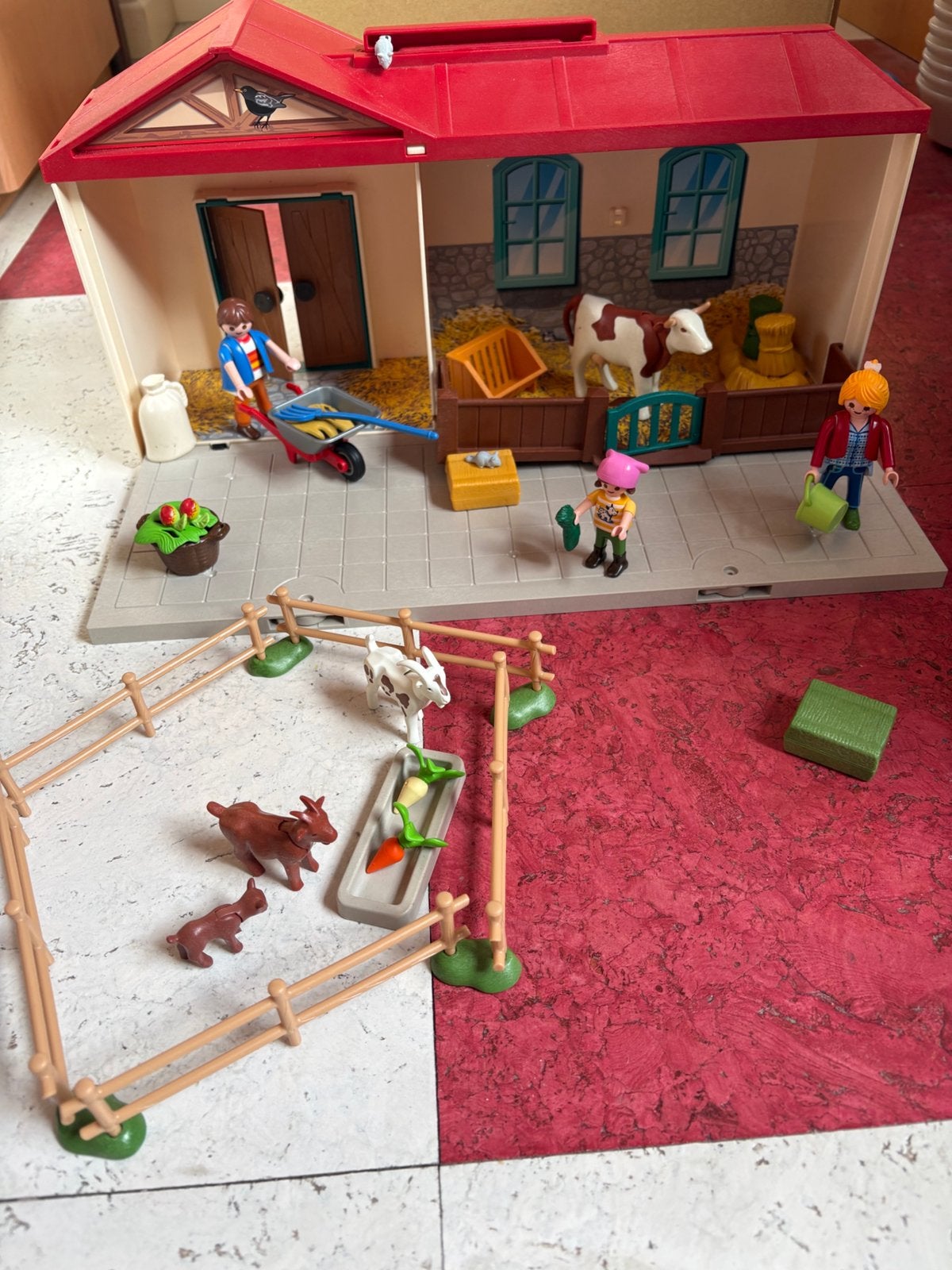 Sinterklaas? Playmobil boerderij, Ophalen, Zo goed als nieuw, Accessoires