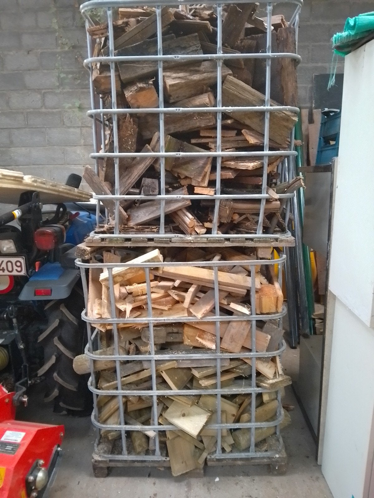 brandhout van tuinhout/paletten/planken/balken..., Ophalen