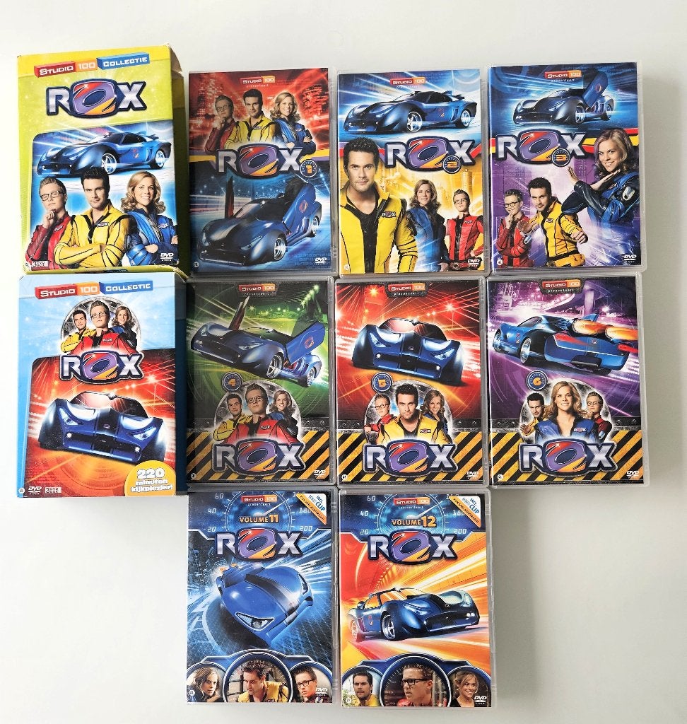 10 DVD's Mega Mindy en 8 DVD 's Rox (Studio 100 ), Ophalen of Verzenden