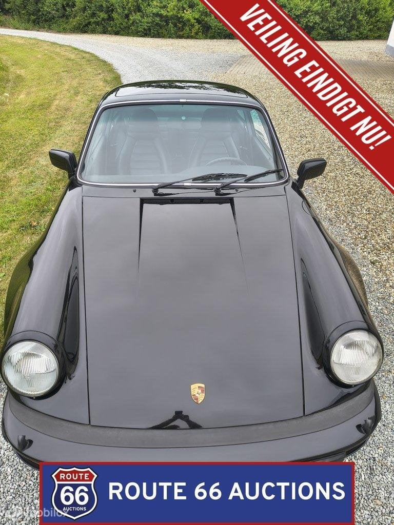 Porsche 930 Turbo | 1977 | Route 66 Auctions, Auto's, Zwart, Bedrijf, Overige carrosserie, Porsche
