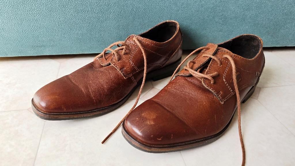 Camel Active Washington herenschoenen — leer — maat 40, Kleding | Heren, Bruin, Ophalen of Verzenden, Zo goed als nieuw, CAMEL ACTIVE
