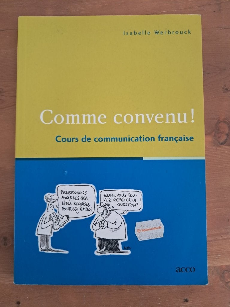 Boek Frans leren 'Comme convenu!', Boeken, Ophalen, Zo goed als nieuw, Frans, Acco