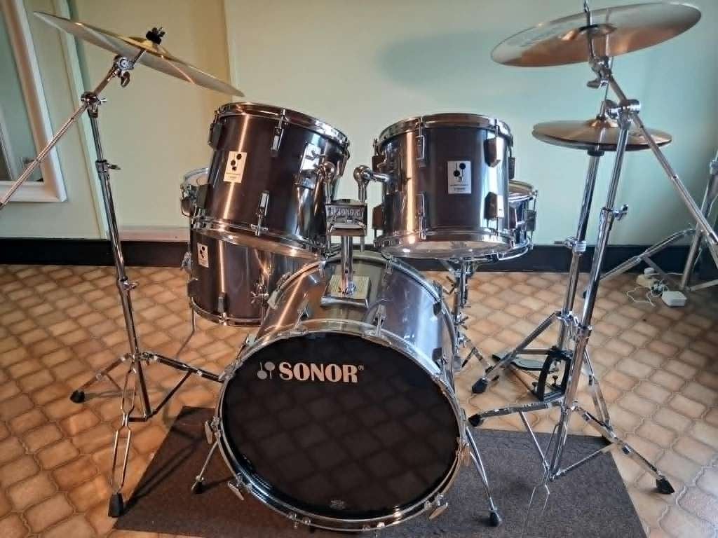 SONOR  drumstel, Musique & Instruments, Batteries & Percussions, Enlèvement, Utilisé, Sorento, Électronique