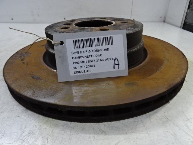 FREIN DISQUE ARRIÈRE BMW X5 (F15) (01-2013/07-2018), Utilisé, BMW