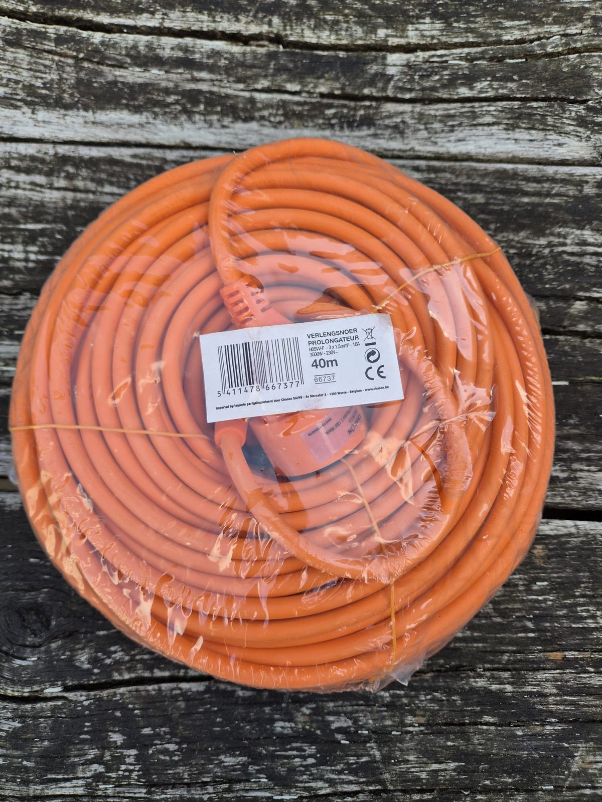Chacon verlengsnoer 40m, Ophalen, Nieuw