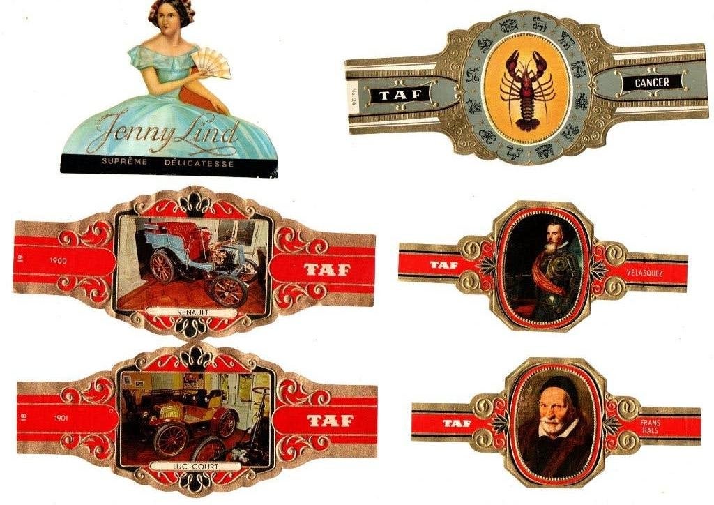 SIGARENBANDEN GROOT FORMAAT, Verzamelen, Ophalen of Verzenden, Zo goed als nieuw, Sigarenbandjes