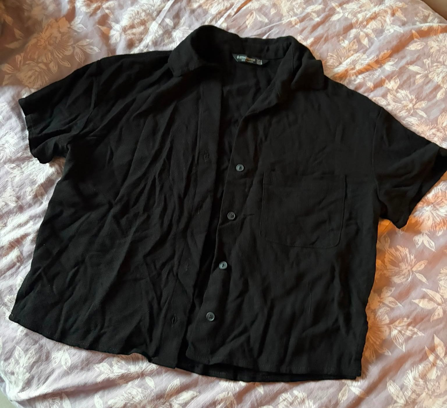 Zwarte blouse, Kleding | Dames, Blouses en Tunieken, Ophalen, Nieuw, Maat 38/40 (M), Zwart