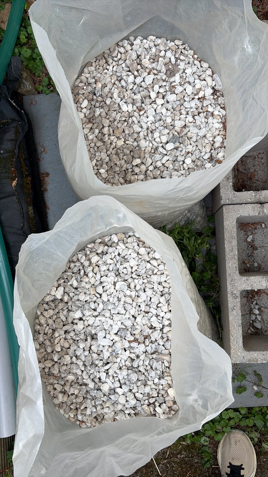 Witte sierstenen, Ophalen, Zo goed als nieuw