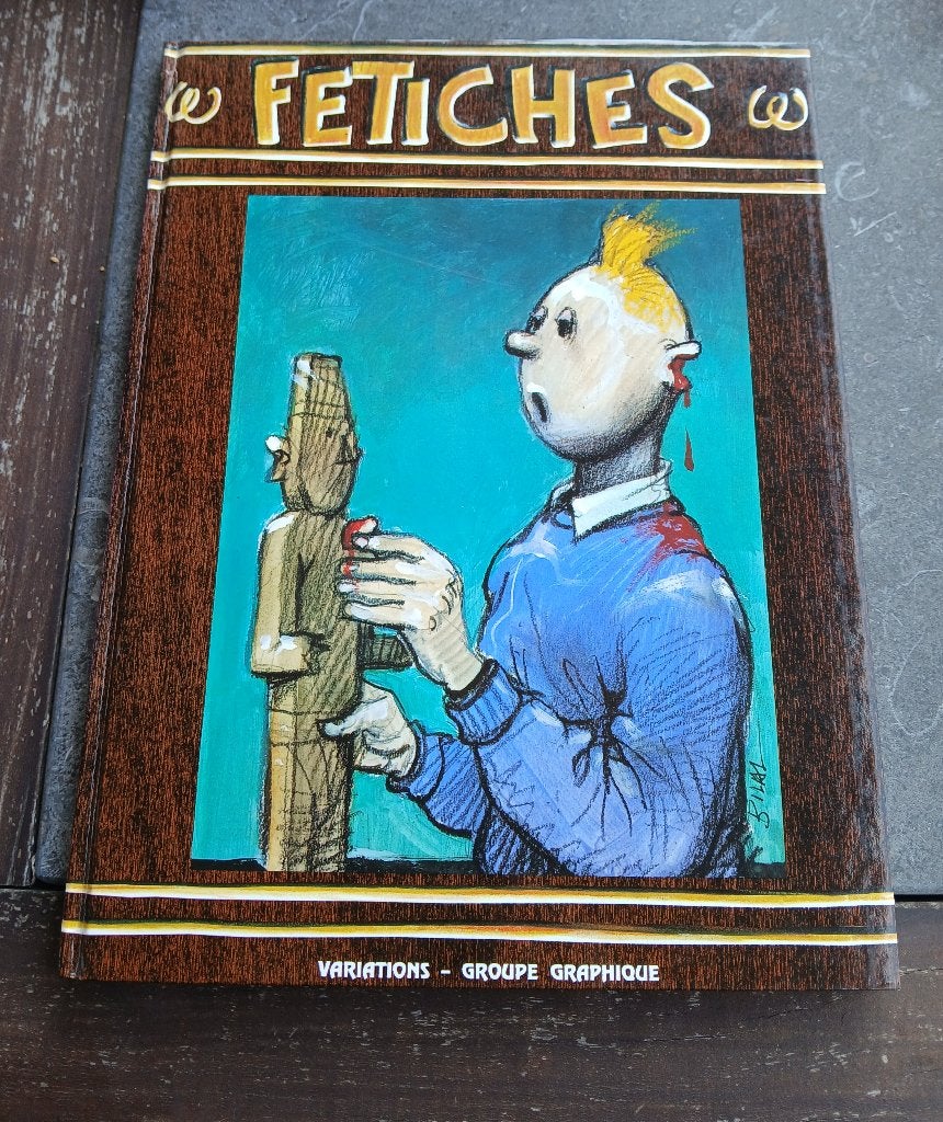 Livre "Fétiches". Hergé, Enlèvement, Neuf, Hergé.