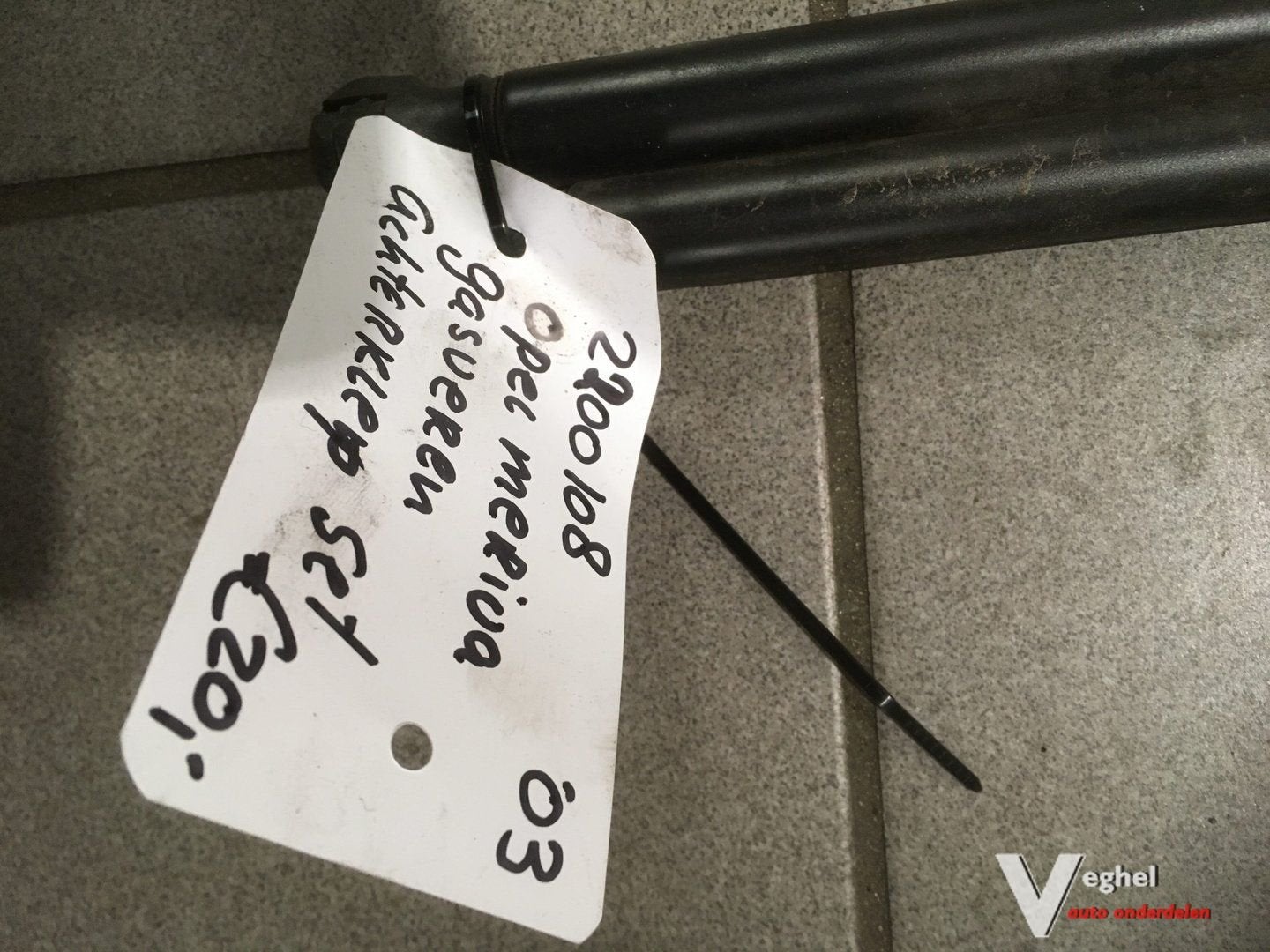 Opel Meriva 2003 gasveren set achterklep, Auto-onderdelen, Gebruikt, -, -, Ophalen of Verzenden