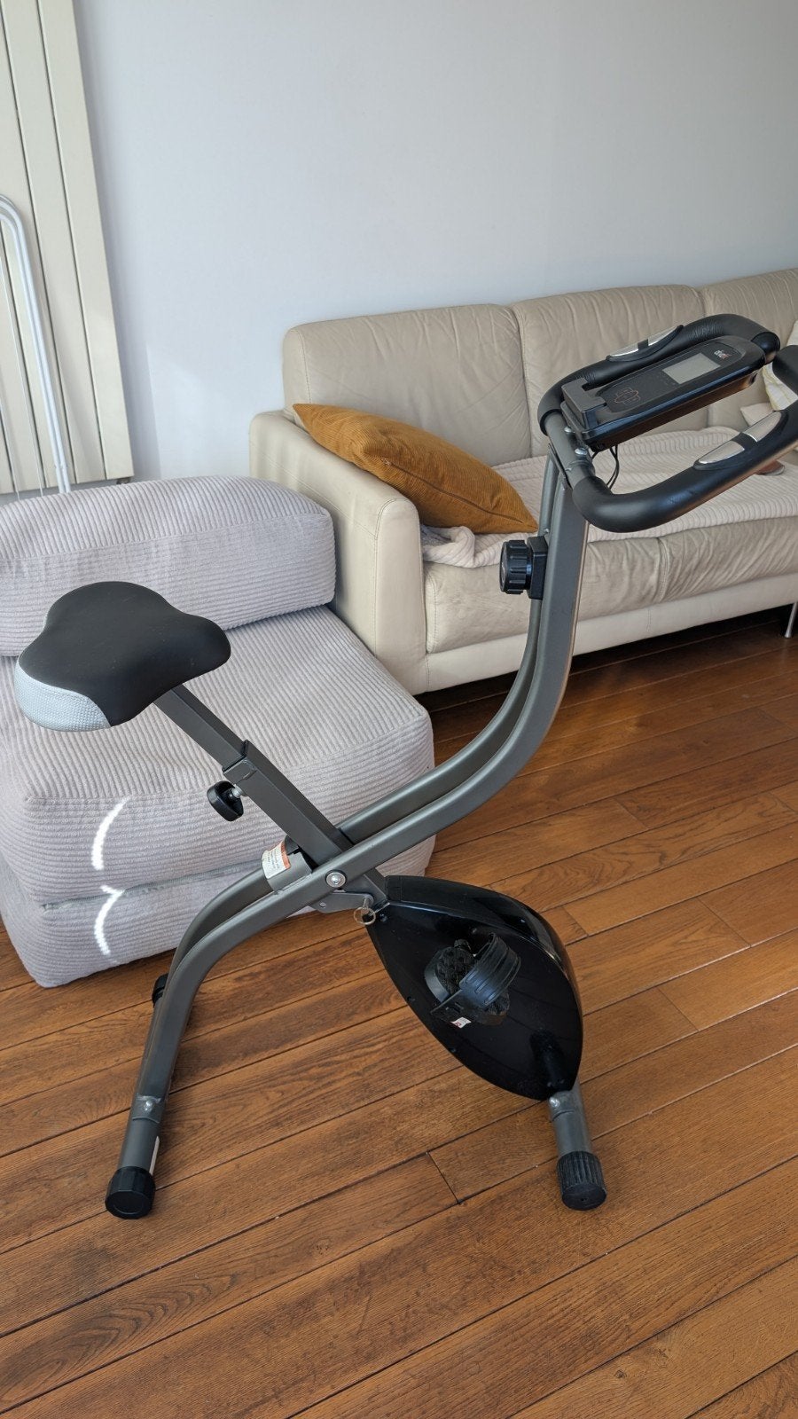 opvouwbare hometrainer, Ophalen, Hometrainer