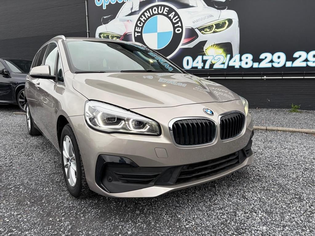 BMW 216d Gran Tourer, Auto's, Monovolume, Leder en Stof, Beige, 5 deurs