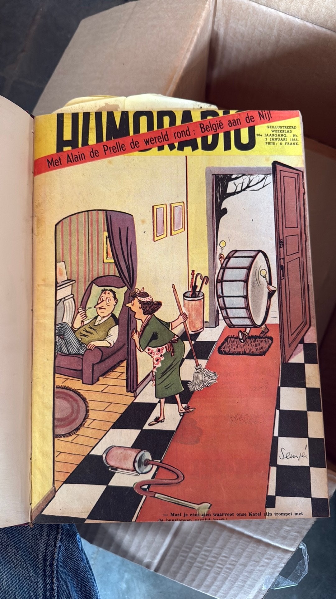 Oude tijdschriften Humo, Ophalen, Gelezen