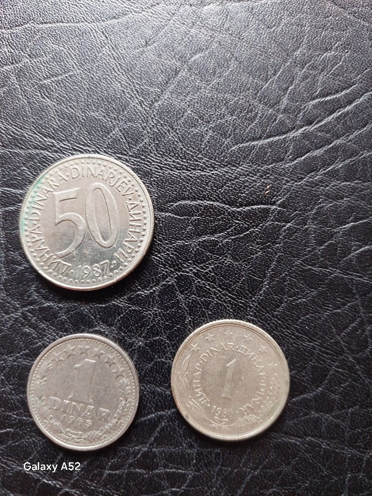 ensemble de 5 pièces monnaie anciennes de Yougoslavie, Enlèvement ou Envoi, Yougoslavie, Série