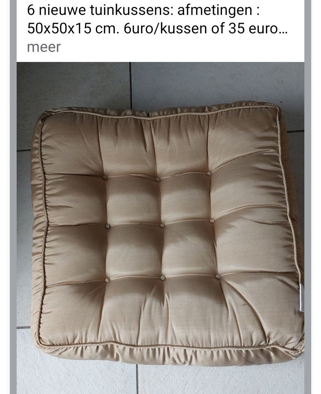tuinkussens, Tuin en Terras, Tuinmeubel-accessoires, Ophalen