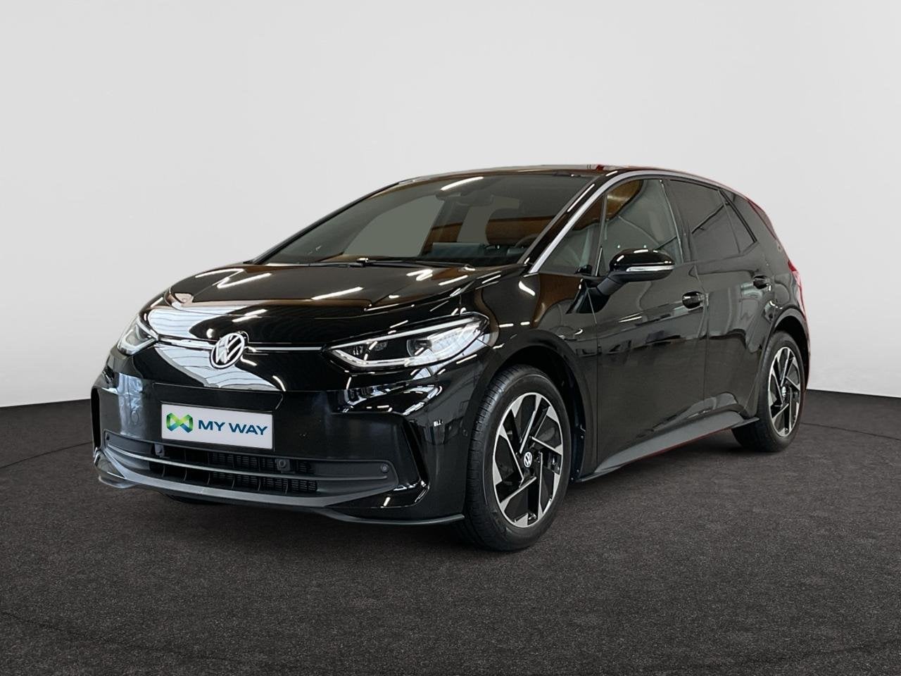 Volkswagen ID.3 59 kWh Pro Performance, Auto's, ID.3, Zwart, Handgeschakeld, Te koop