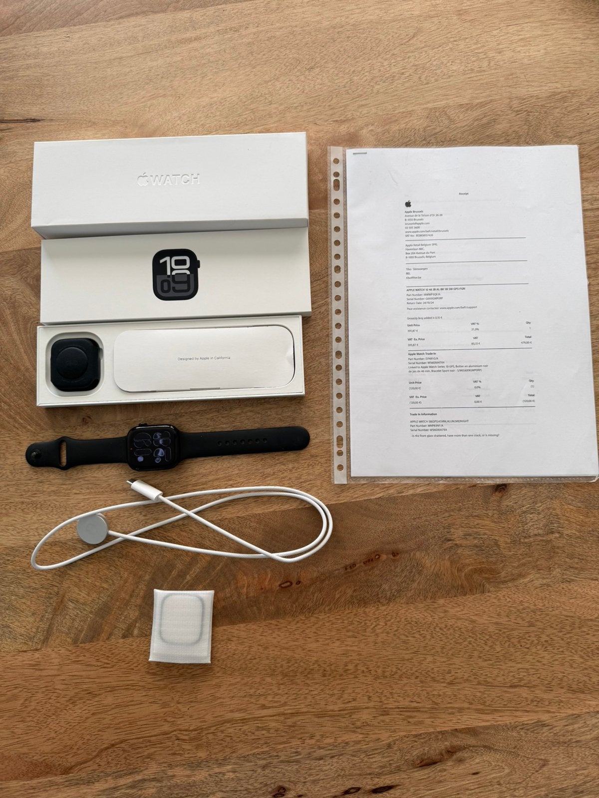 Apple Watch Series 10 46 mm GPS avec Garantie, Étanche, Enlèvement ou Envoi, IOS, Comme neuf