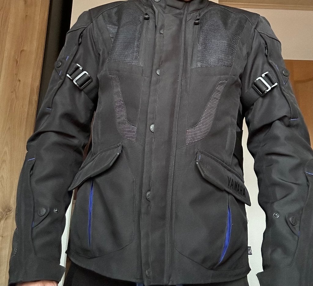 Motorjas Yamaha maat L made by ixon, Ophalen, Jas | textiel, Heren, Yamaha