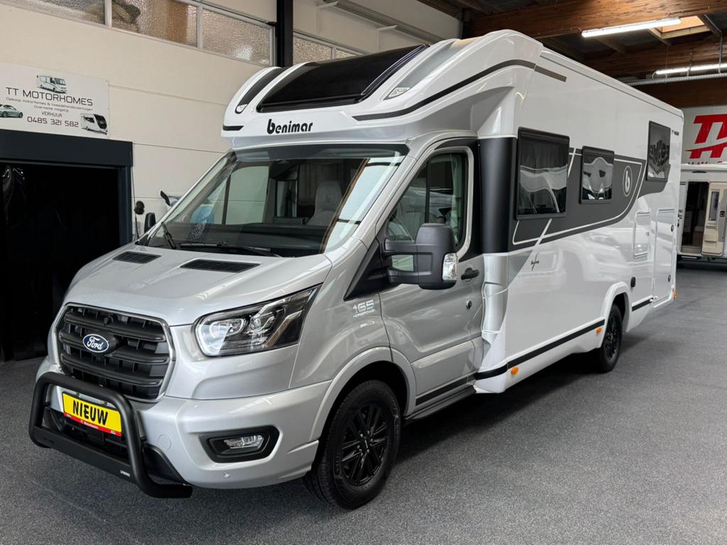 Ford Transit Benimar Tessoro 468 NAK, Caravans en Kamperen, Mobilhomes, Bedrijf, tot en met 4, Half-integraal, Benimar, Ford, 7 tot 8 meter
