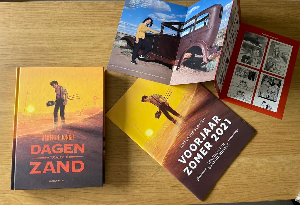 Dagen van zand + tekening gesigneerd + making of, Boeken, Complete serie of reeks, Ophalen of Verzenden, Nieuw