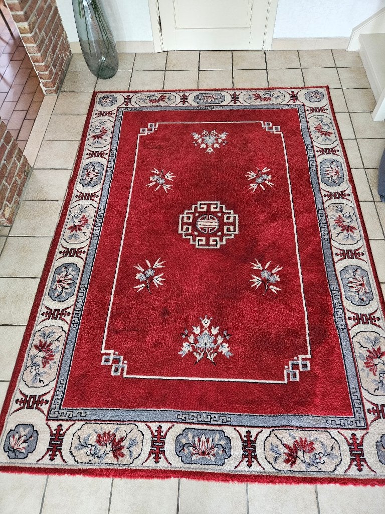 prachtig wollen tapijt, Huis en Inrichting, Stoffering | Tapijten en Vloerkleden, Ophalen, 150 tot 200 cm, Vintage, 200 cm of meer