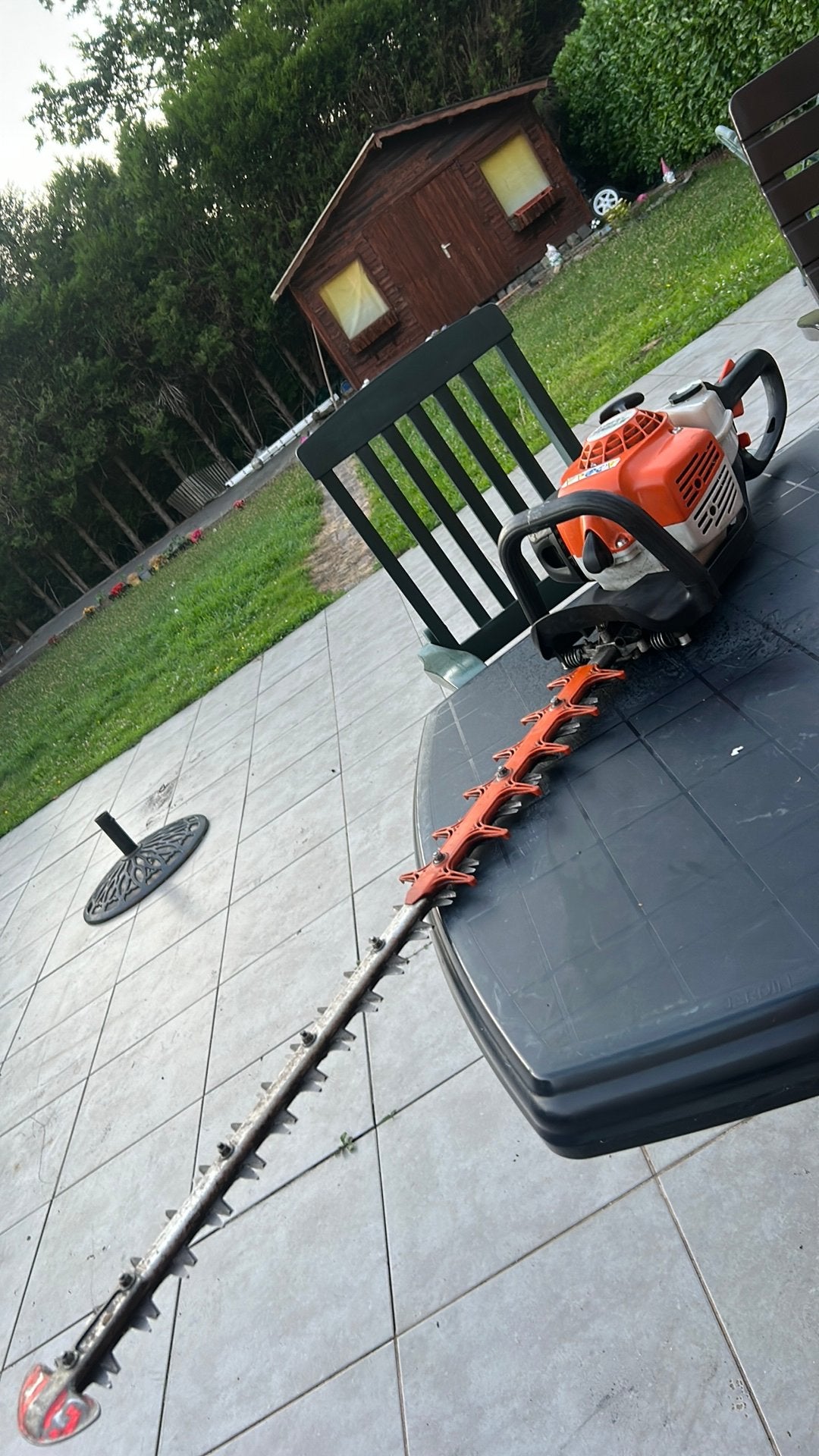 Stihl HS82R heggenschaar, Tuin en Terras, Ophalen of Verzenden, Zo goed als nieuw