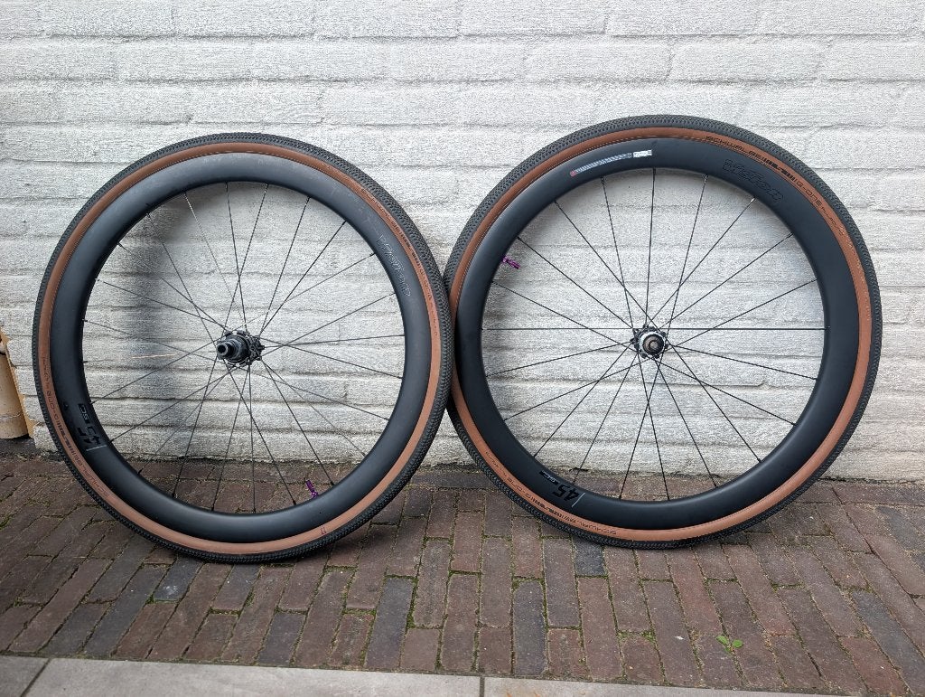 Vision SC 45 TLR Carbon Disc wielset, Fietsen en Brommers, Fietsonderdelen, VISION, Gravelbike, Zo goed als nieuw, Carbon