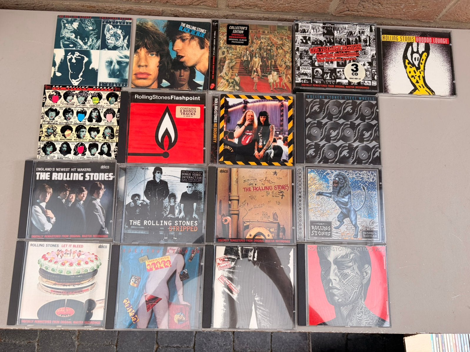 Rolling stones CD’s. Lot van 17, Ophalen of Verzenden, Gebruikt, Album, Inclusief doosje