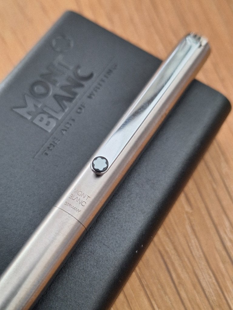 Montblanc Slimline (ou S-Line / Noblesse) stylo, Verzamelen, Ophalen, Met doosje, Zo goed als nieuw, Vulpen