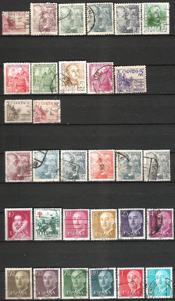Lot postzegels Spanje, Verzenden, Gestempeld