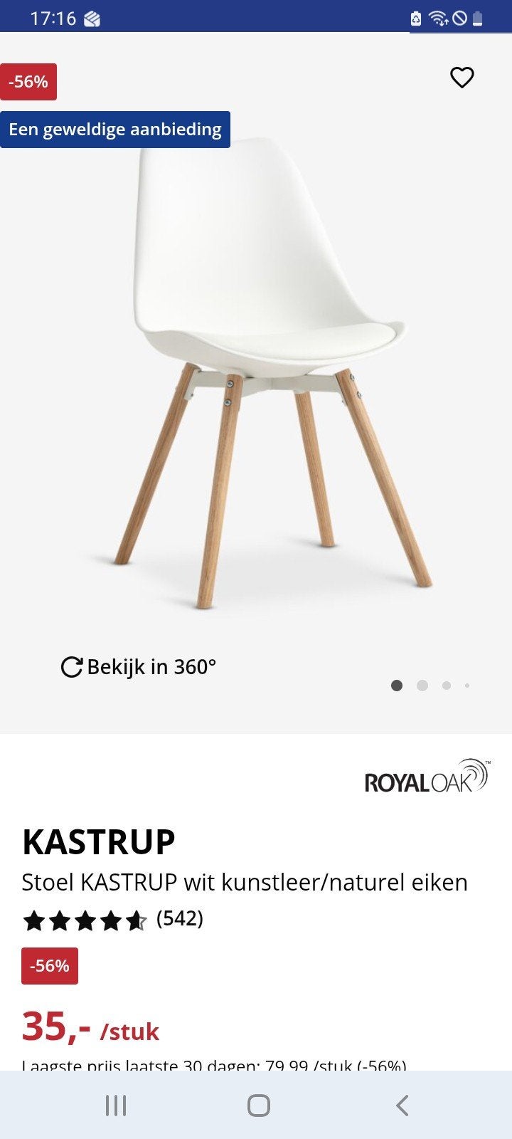 Stoelen, Ophalen