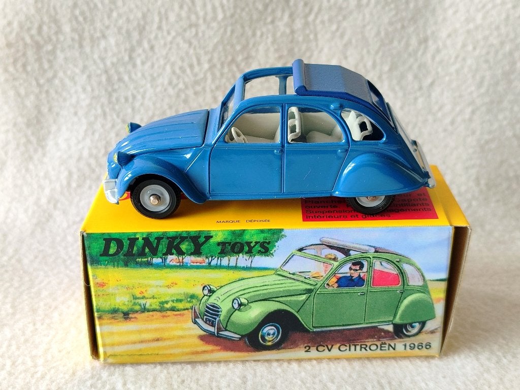 Dinky Atlas _ Citroën 2 CV de 1966 _ ref. 500., Enlèvement ou Envoi, Comme neuf, Voiture, Dinky Toys