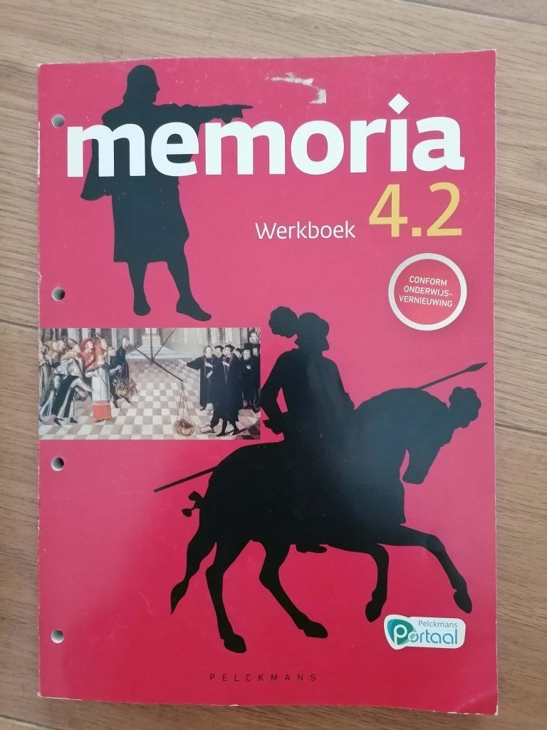 Memoria werkboek 4.2, Boeken, ASO, Geschiedenis, Ophalen of Verzenden, Zo goed als nieuw