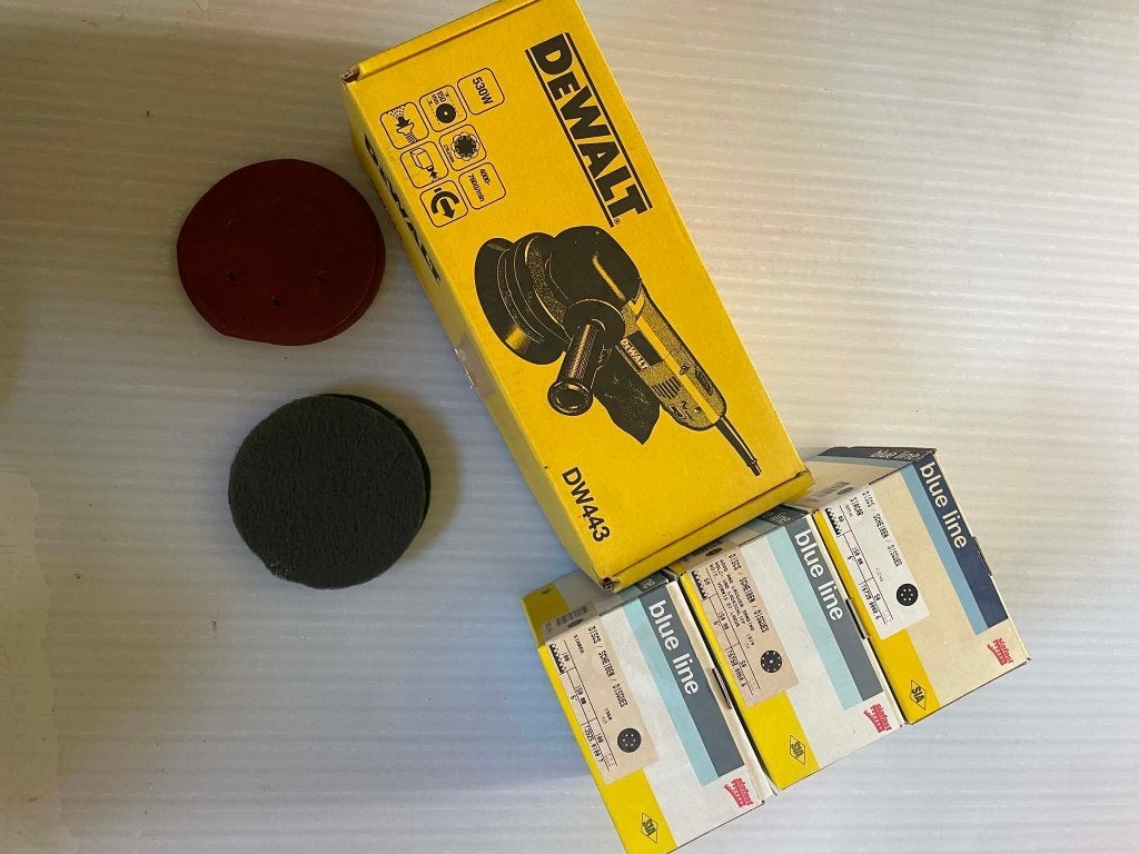 Ponceuse orbitale aléatoire DeWalt DW443 150 mm (530 W), Enlèvement, Comme neuf, Ponceuse circulaire