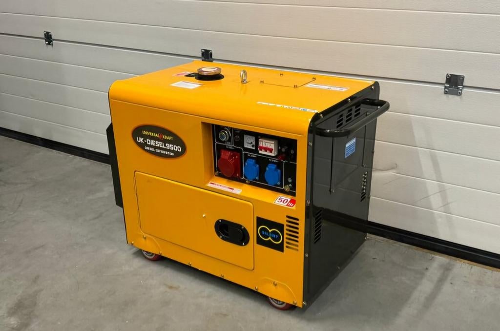 Groupe électrique/générateur Diesel 9500w 11.9kva nouveau gr, Neuf, Enlèvement ou Envoi, 10 à 30 kVA, Démarrage électrique