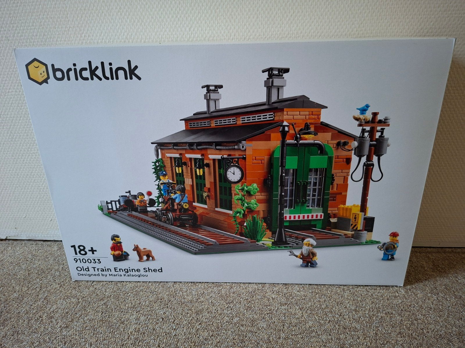 Lego Bricklink 910033 Old Train Engine Shed, Neuf, Enlèvement ou Envoi, Lego, Ensemble complet
