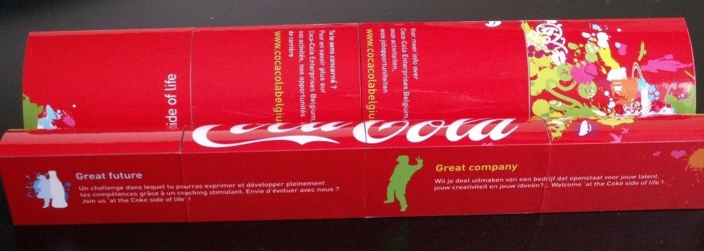 Coca-Cola Puzzel wervingsactie vorm blikje Coca Cola, Ophalen of Verzenden, Nieuw