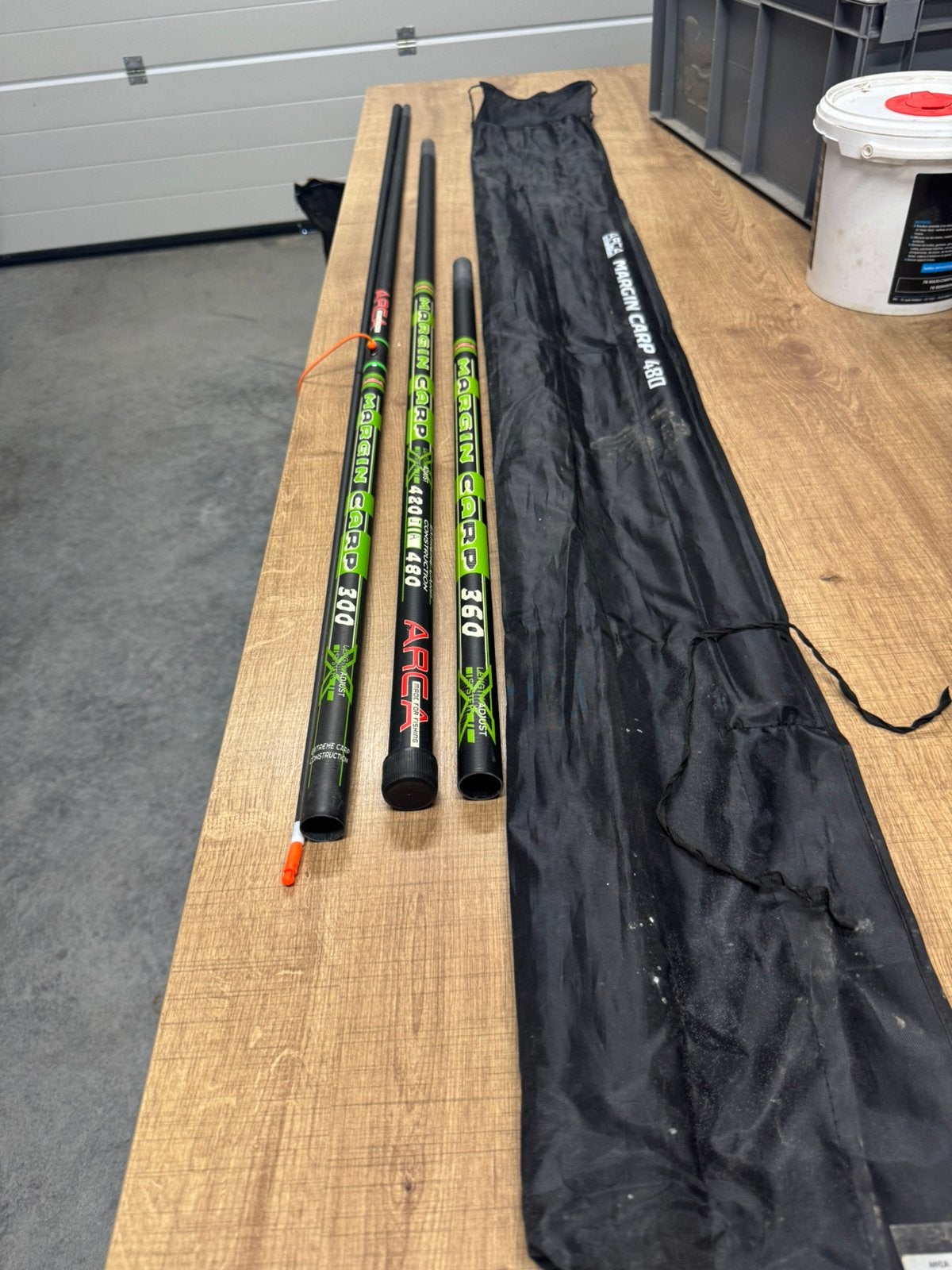 Canne arca margin carp 4m80, Ophalen of Verzenden, Zo goed als nieuw