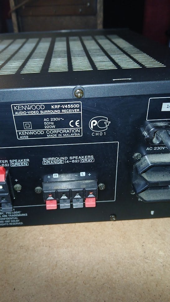 kenwood receiver-versterker, Ophalen