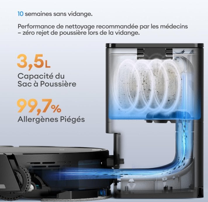 Ultenic T20 Pro Robotstofzuiger + Dweil, Overige merken, Inclusief accessoires, Nieuw, Ophalen of Verzenden