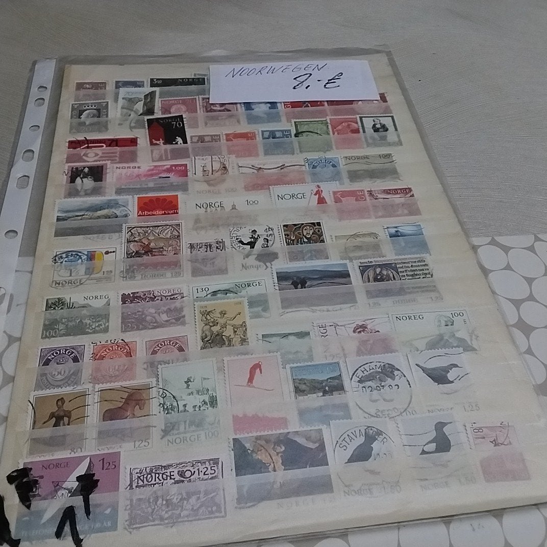 La NORVÈGE estampillée avec de meilleurs timbres, Timbres & Monnaies, Timbres | Europe | Scandinavie, Enlèvement ou Envoi, Norvège
