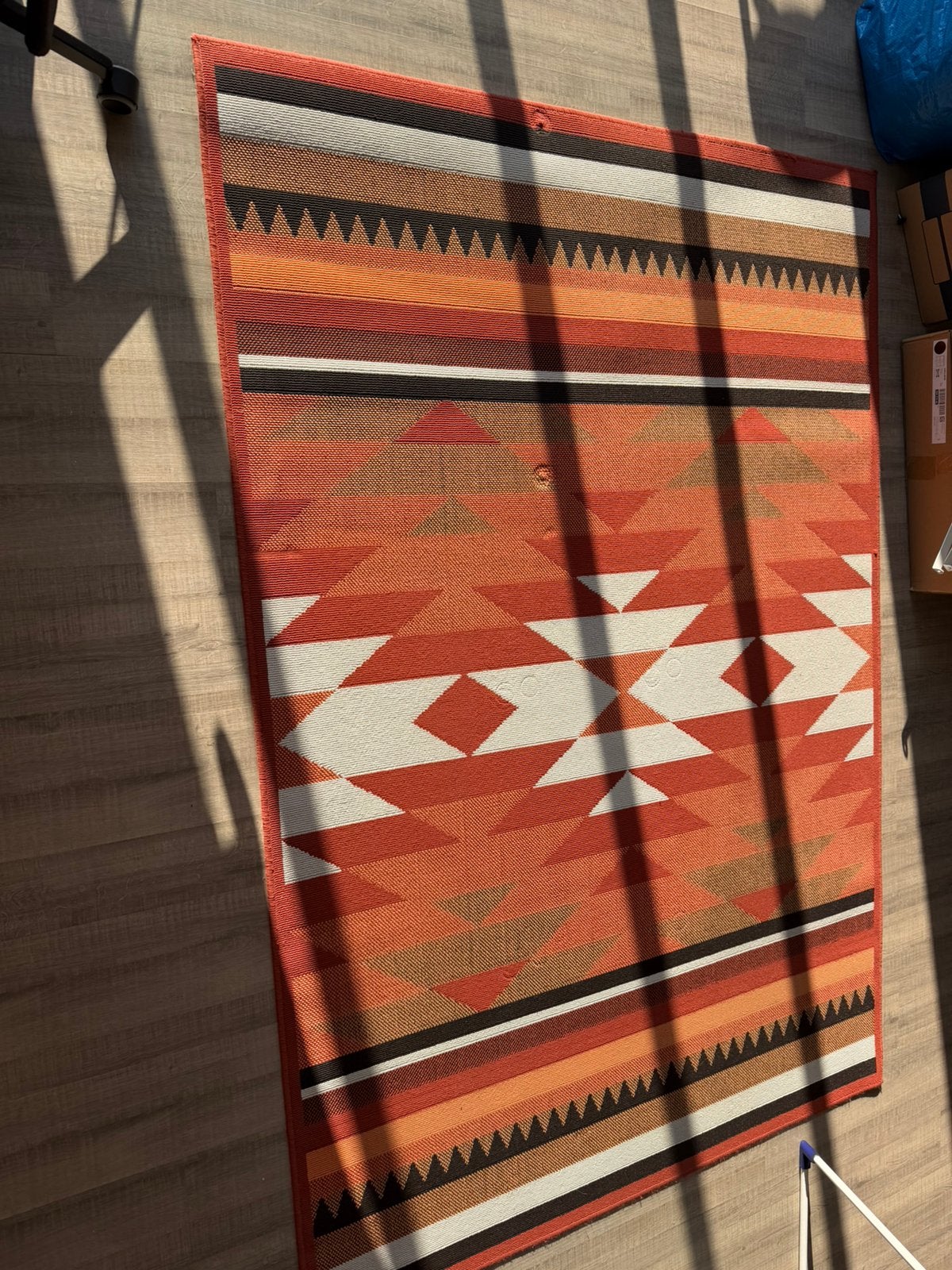 Tapijt aztec motief, Ophalen, Gebruikt
